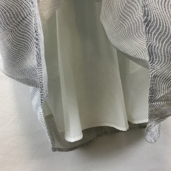 GAP Chevron Print Sleeveless Tie Waist Dress. - Picture 8 of 13